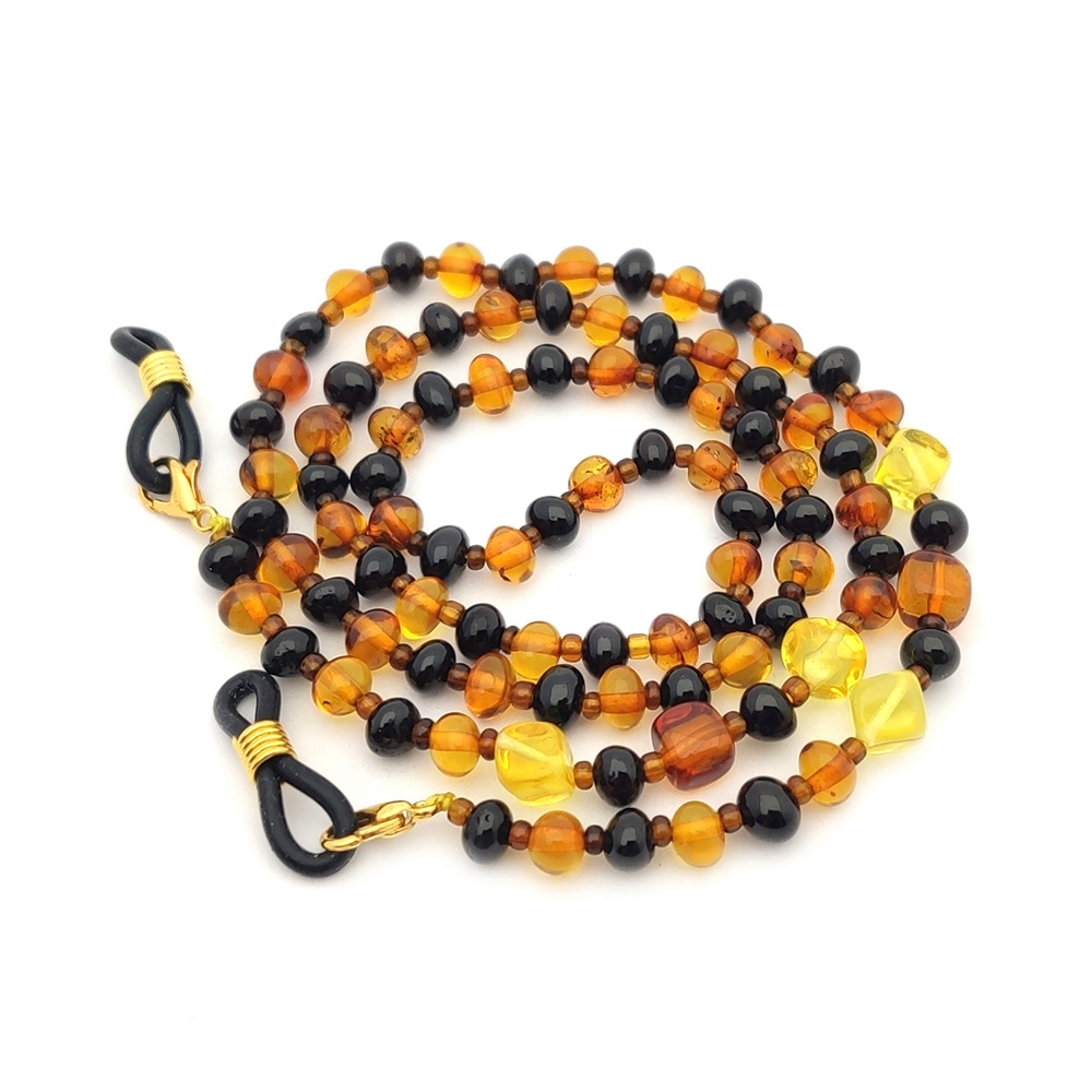 Шнурок для очков 5 в 1, янтарь 8502001835
