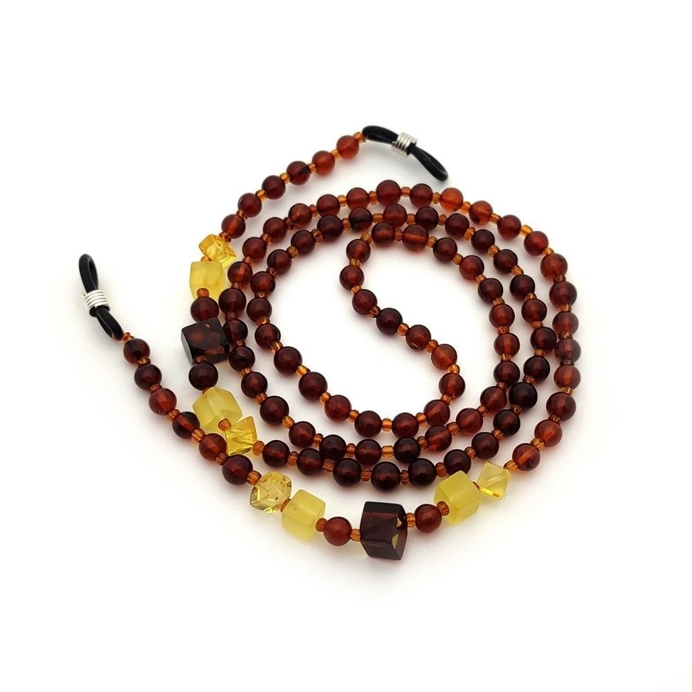 2,Шнурок для очков, янтарь