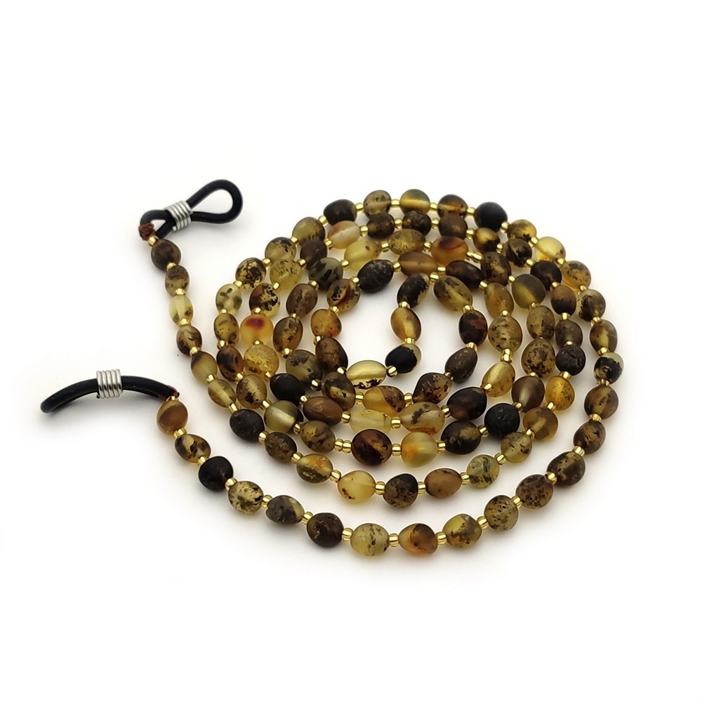 Шнурок для очков, янтарь