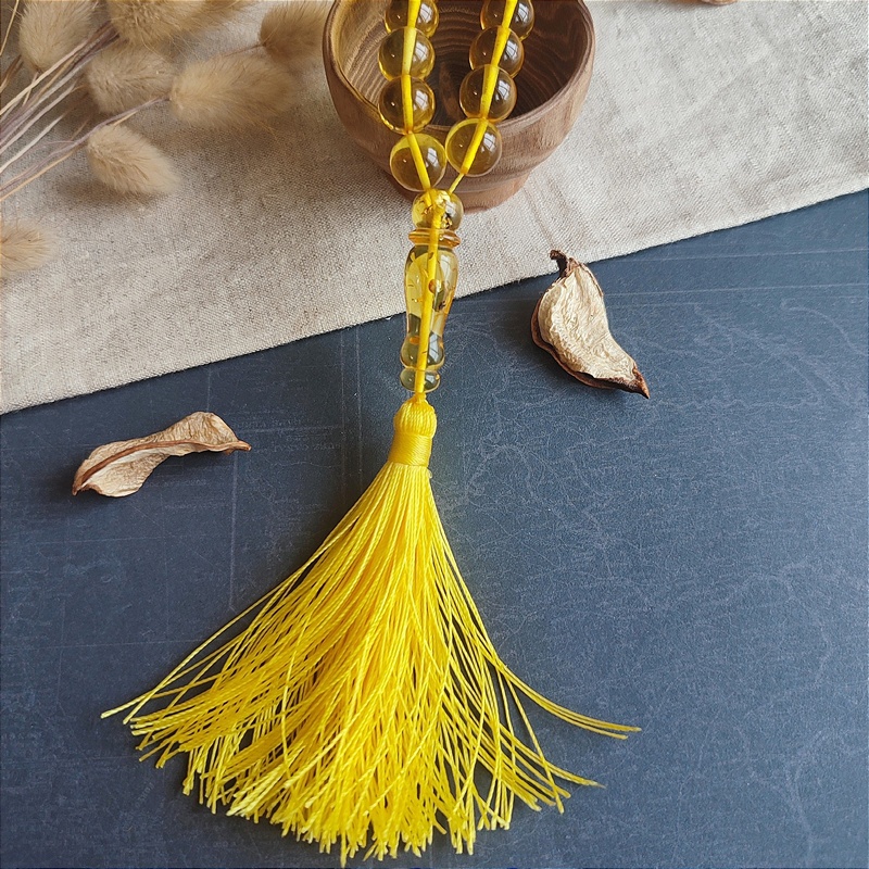 Четки мусульманские янтарь 9401100041 (3)