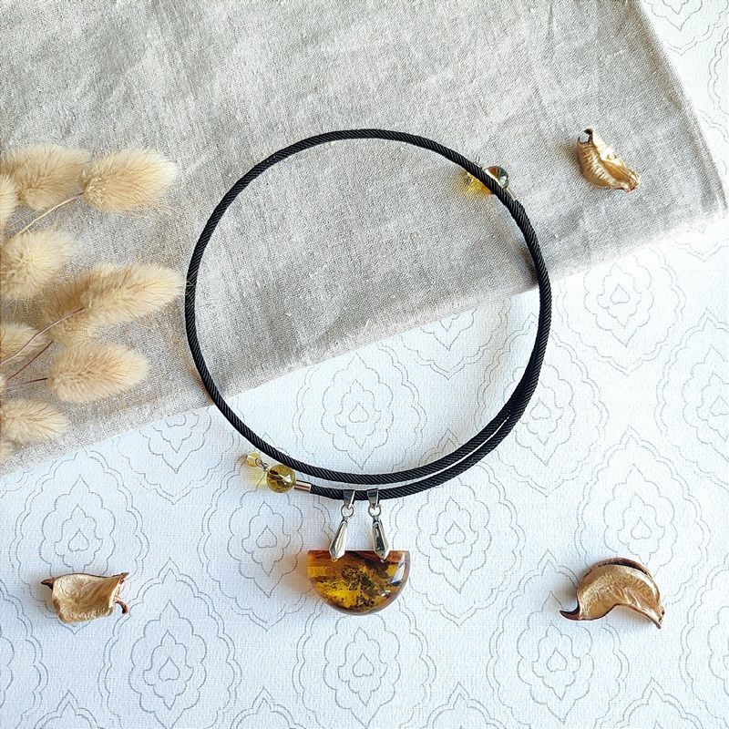 Колье Янтарь