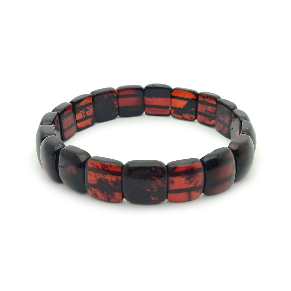 Браслет пластина янтарь 3001109515