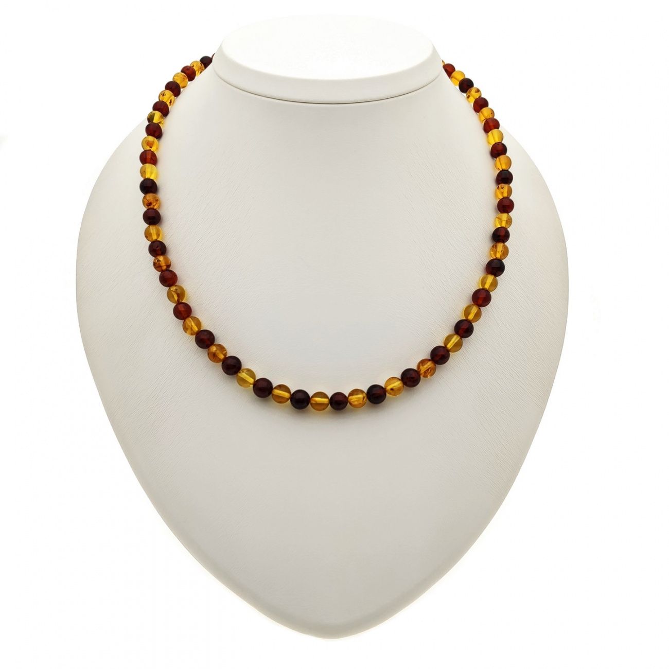 Бусы "Шар" из янтаря