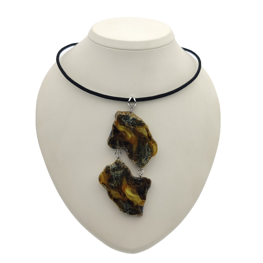 Колье авторское Янтарь а7506900066