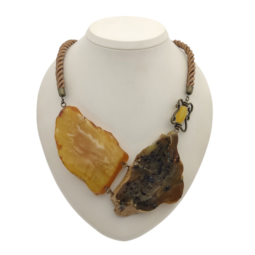 Колье авторское Янтарь а7506300068