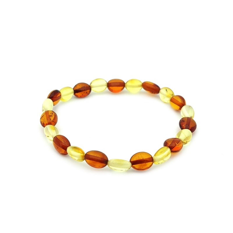 Браслет детский янтарь 3501109936