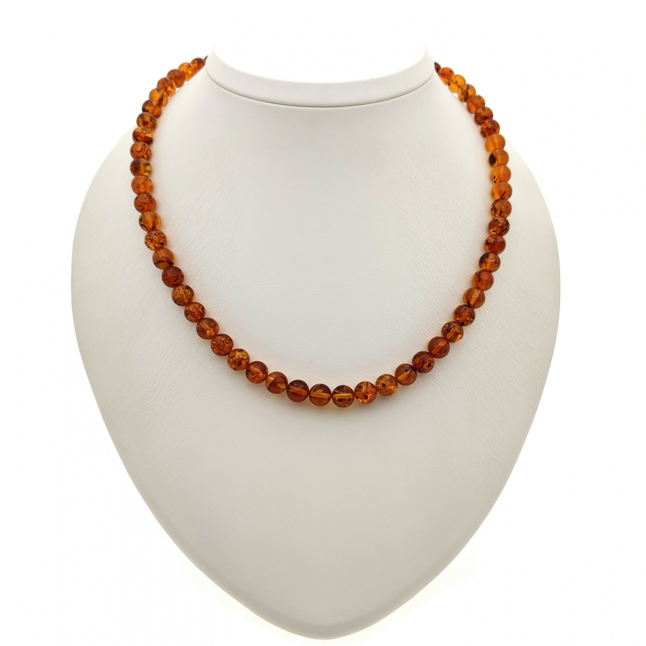 Бусы "Шар" из янтаря