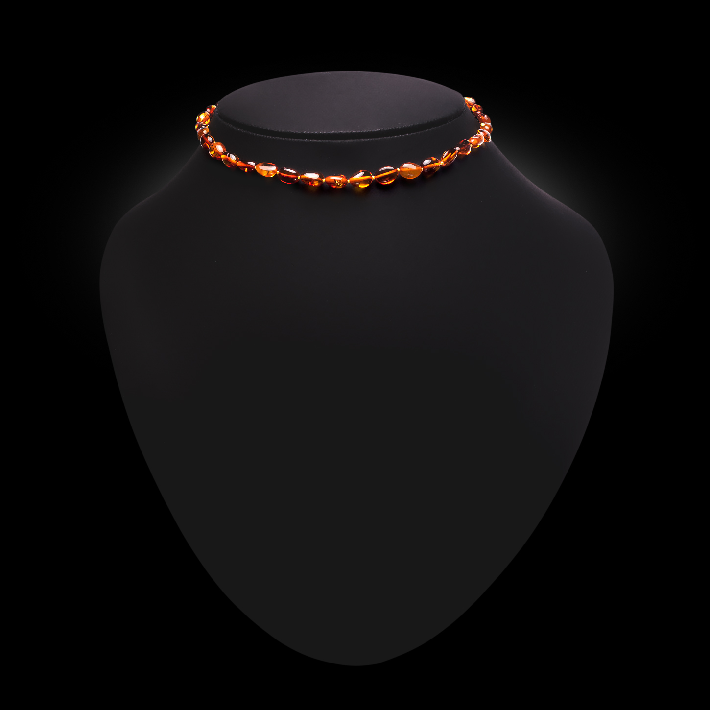 Бусы детские из янтаря