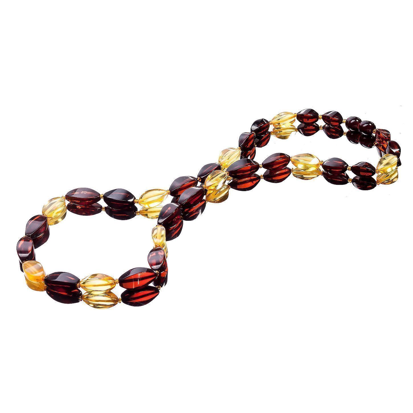 Бусы "Аленка" из янтаря