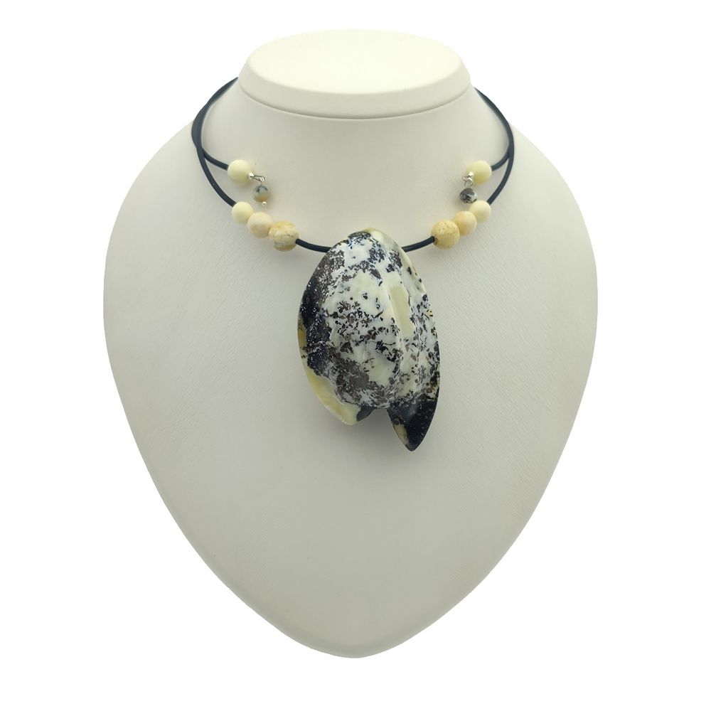 Колье "Ева" янтарь