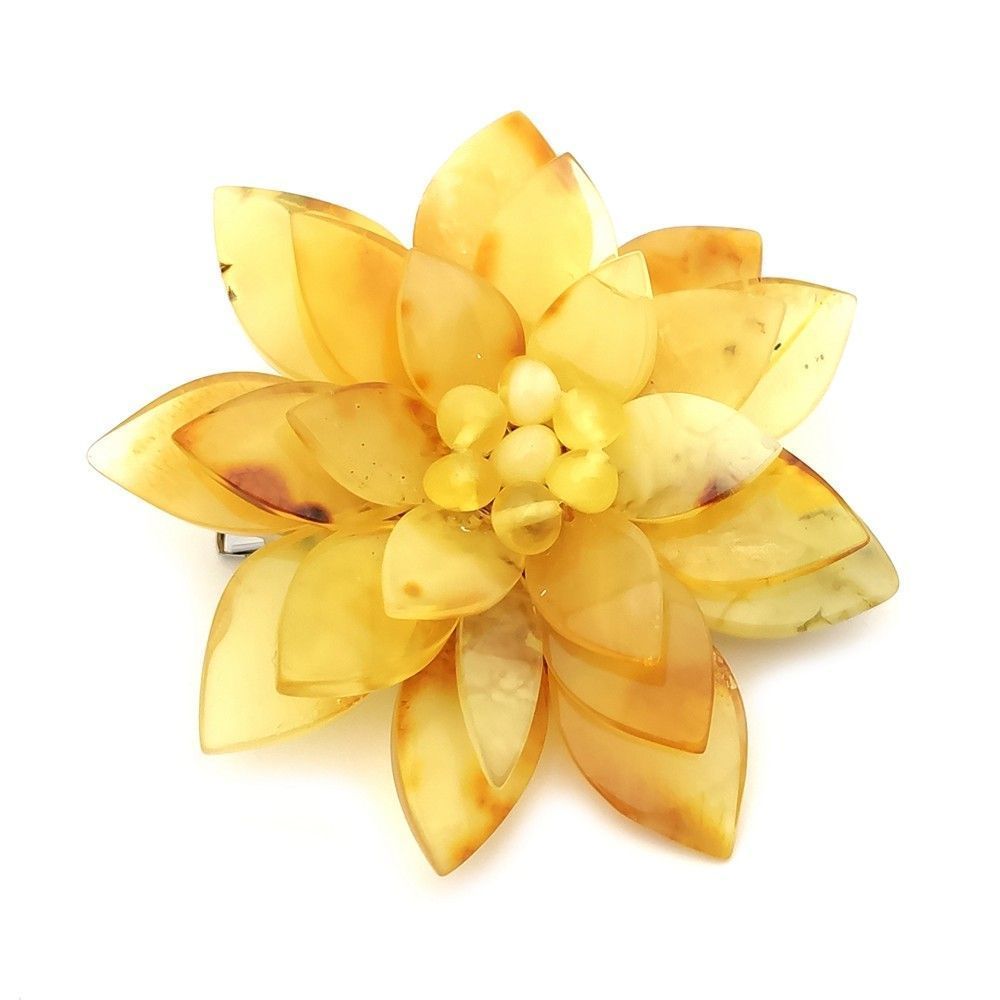 Брошь-зажим "Лотос"