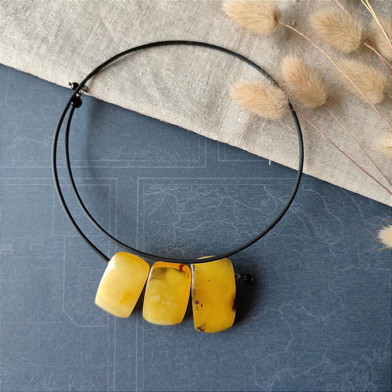 Колье  Янтарь 7372209546 (2)