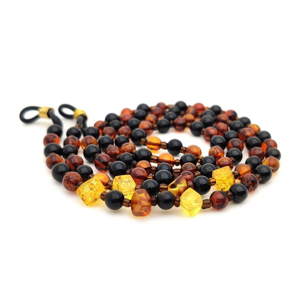 2,Шнурок для очков, янтарь