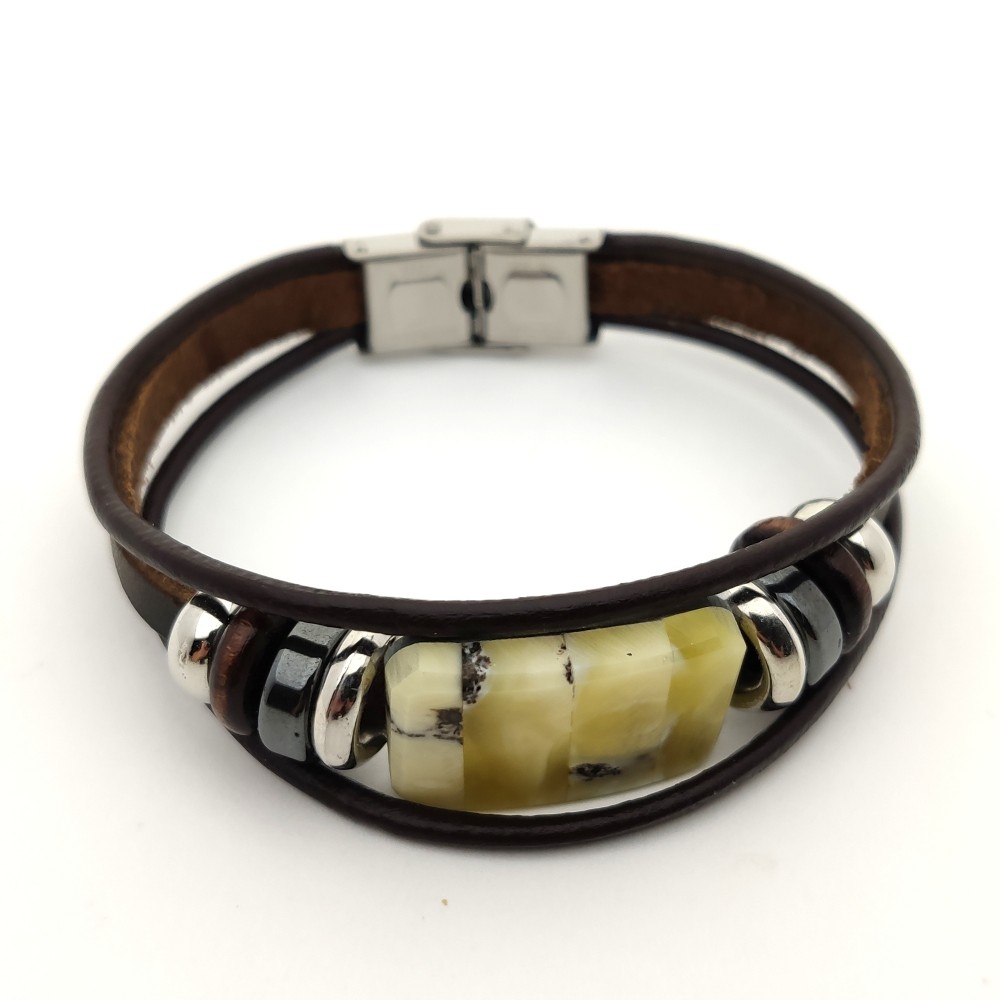 Браслет на кож.  ремешке