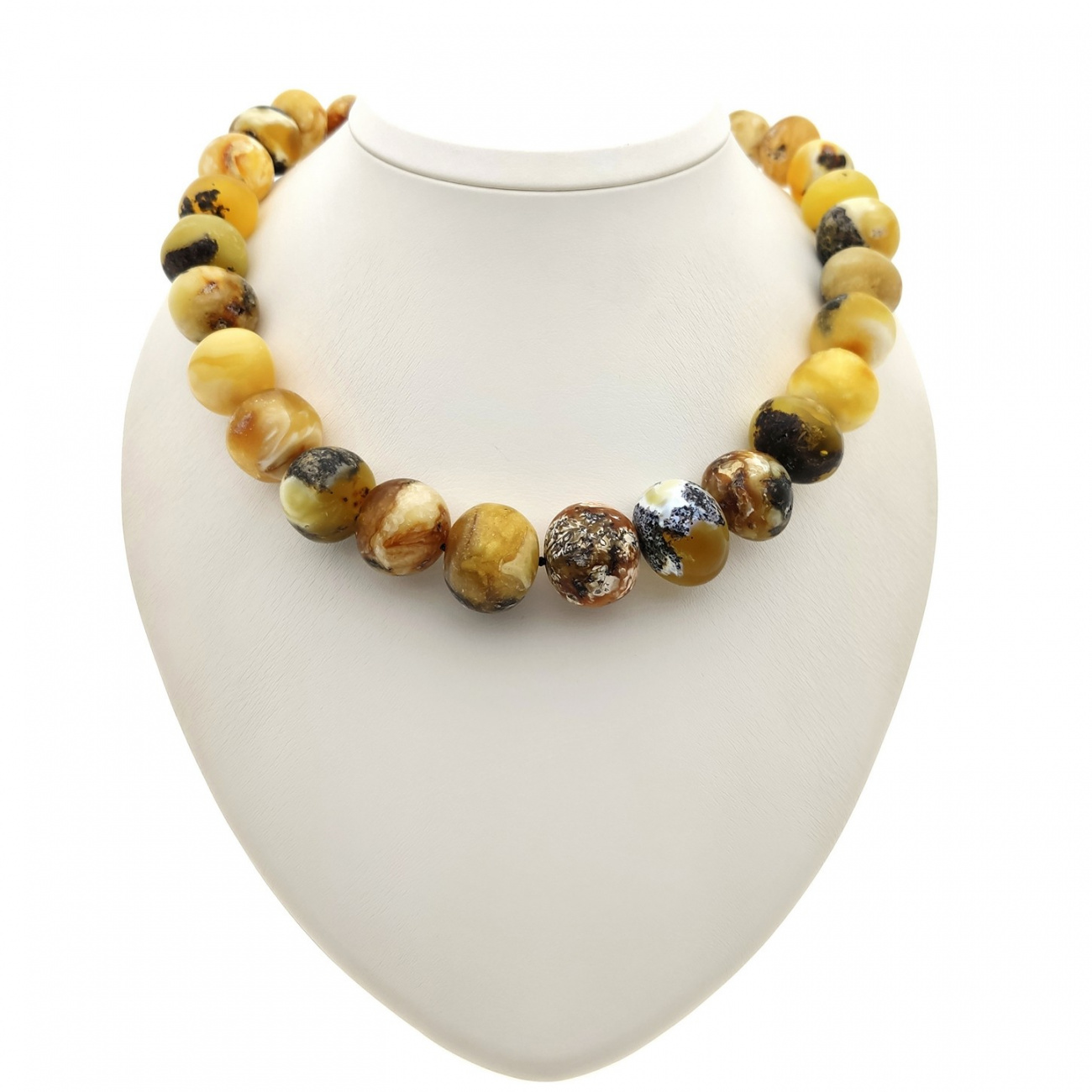 Бусы "Барок" янтарь