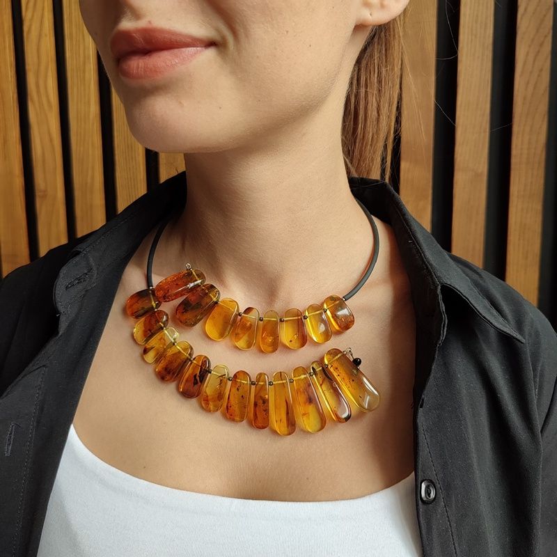 Колье Янтарь
