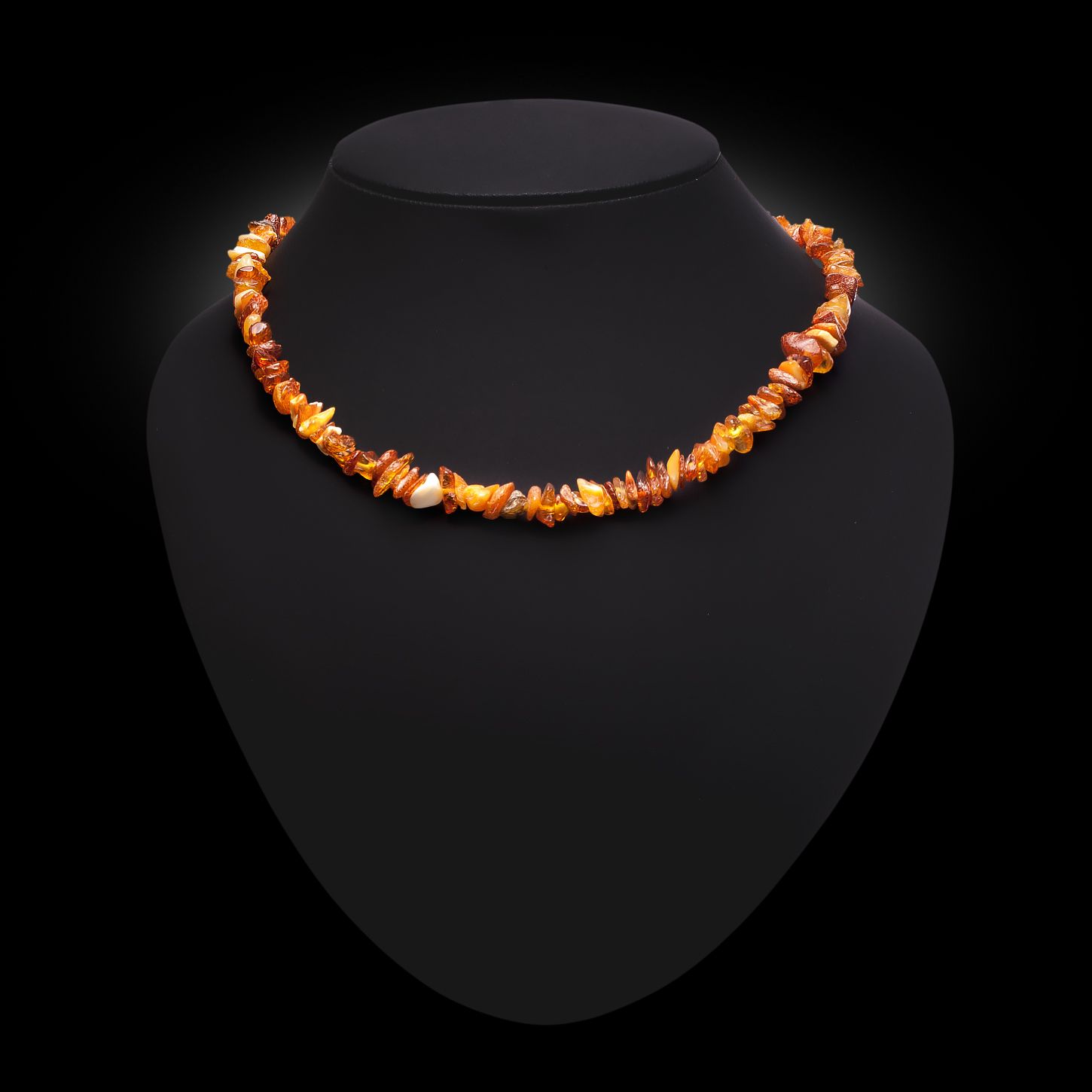 Бусы "Лечебка" из янтаря