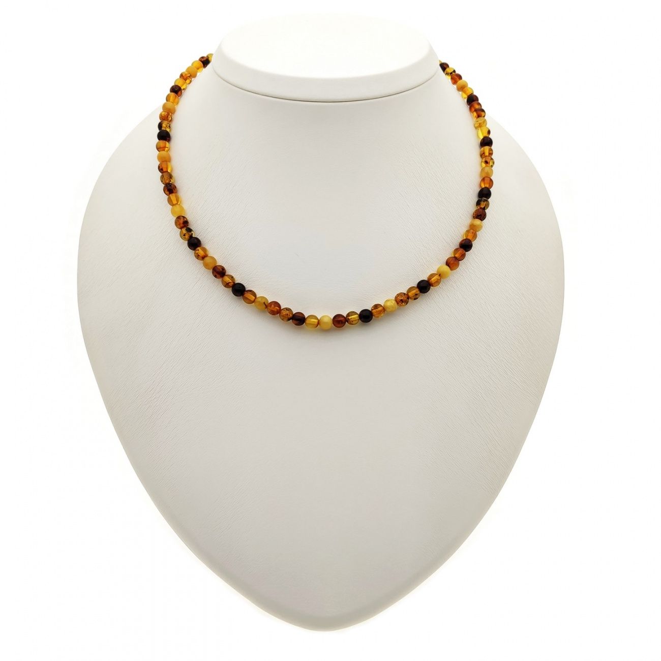 Бусы "Шар" из янтаря