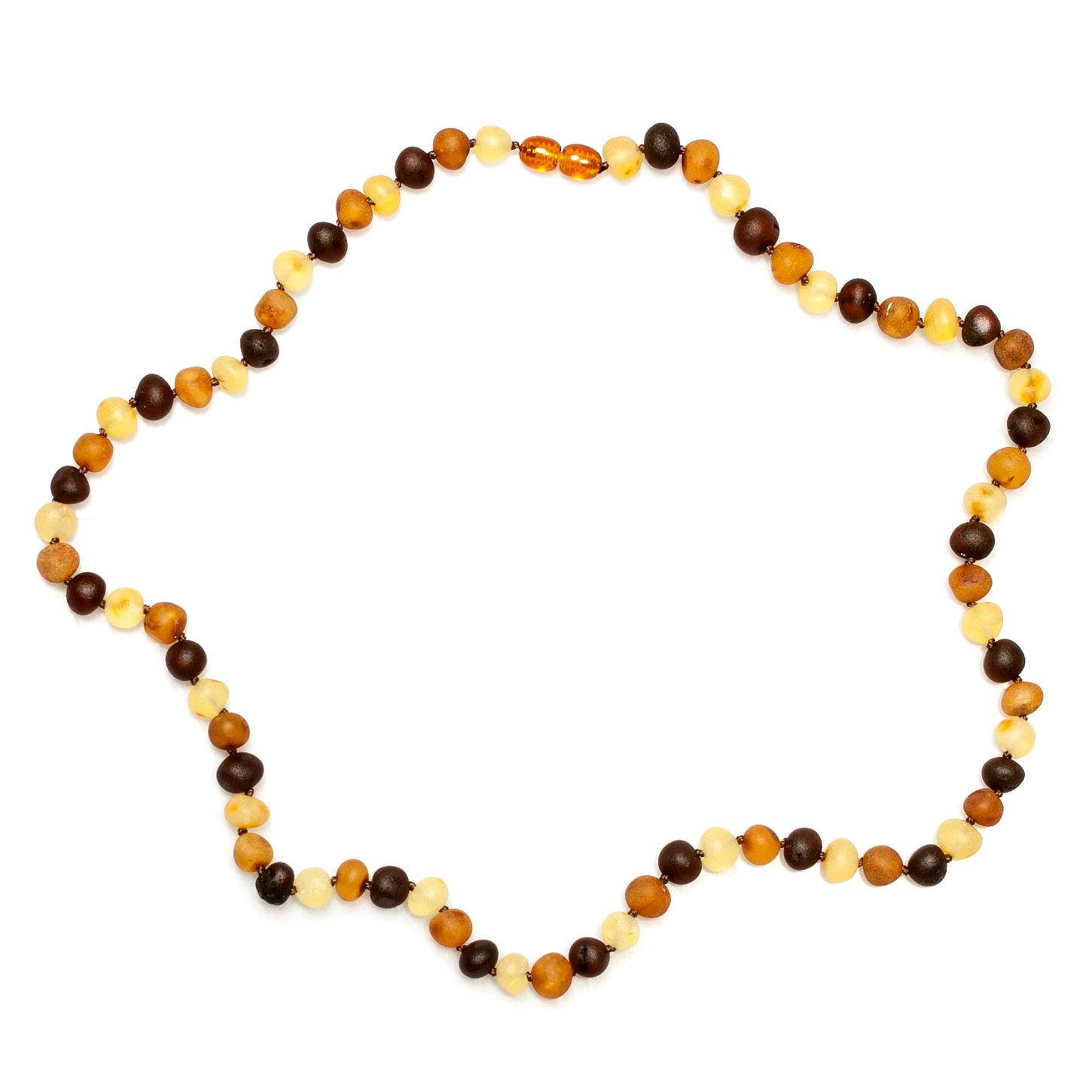 Бусы "Горошек" из янтаря