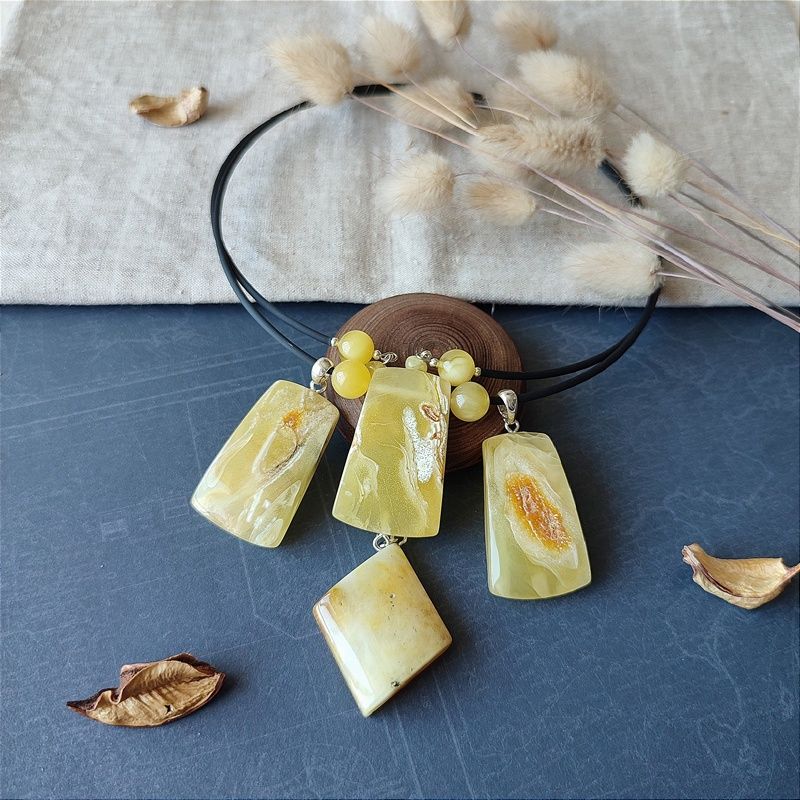 Колье "Хлоя" Янтарь