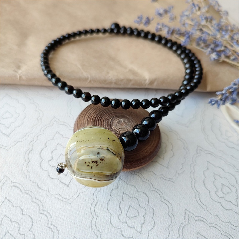 Колье "Италия" Янтарь