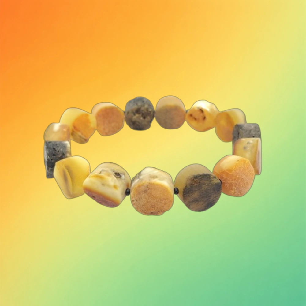 Браслеты из лечебного янтаря