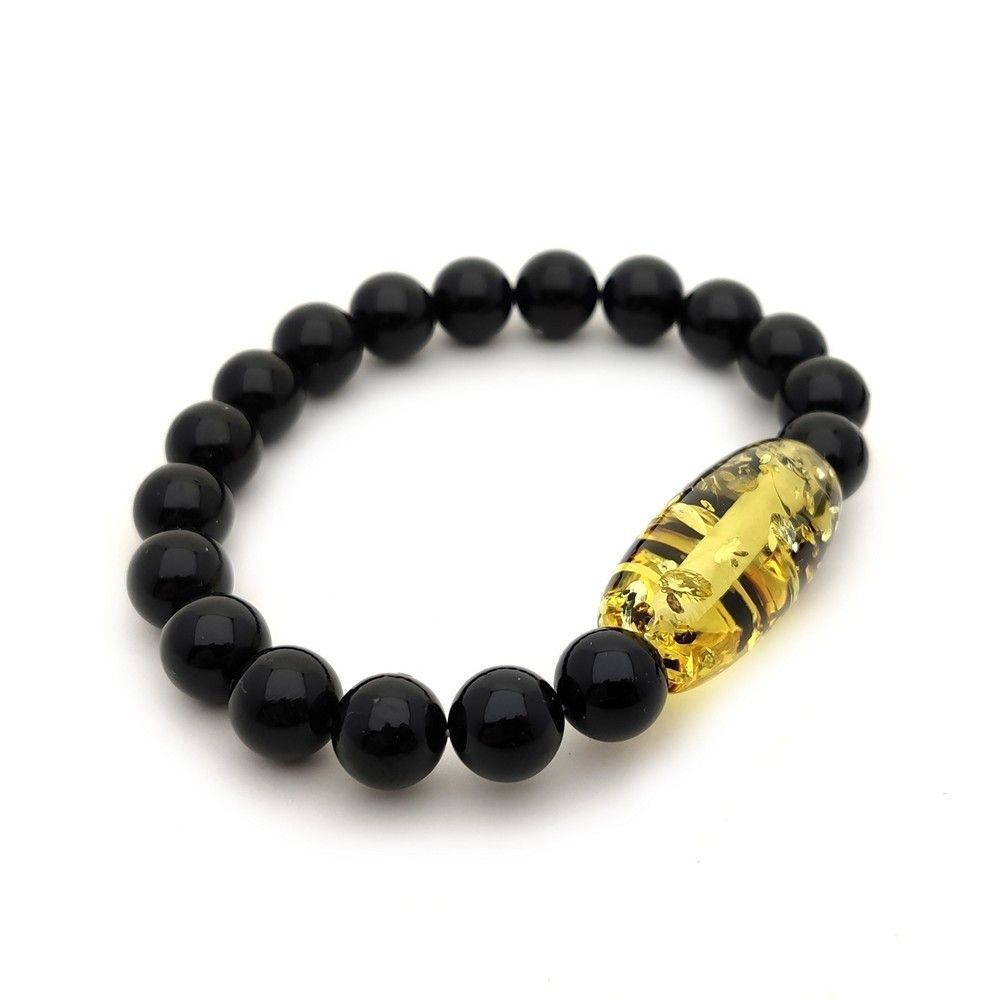 Браслет "Шар" янтарь