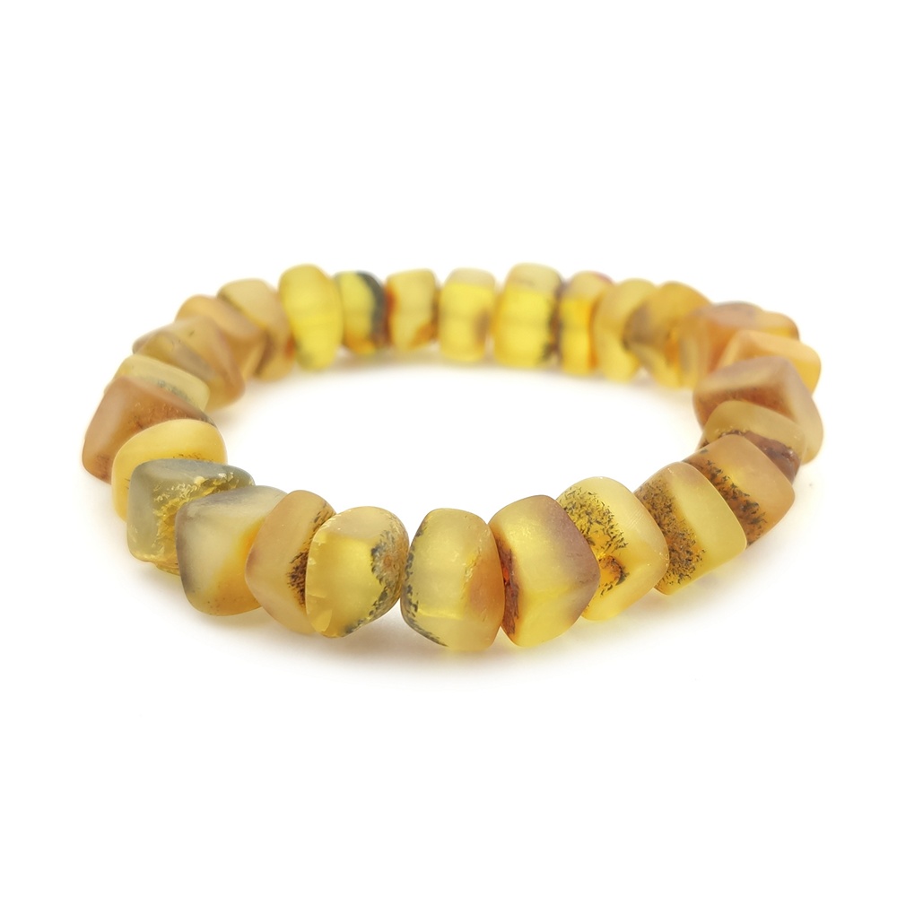 Браслет "Квадрат" янтарь