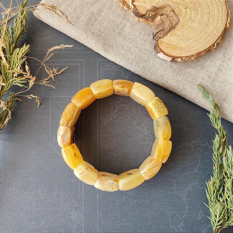 Браслет "Хлоя" янтарь