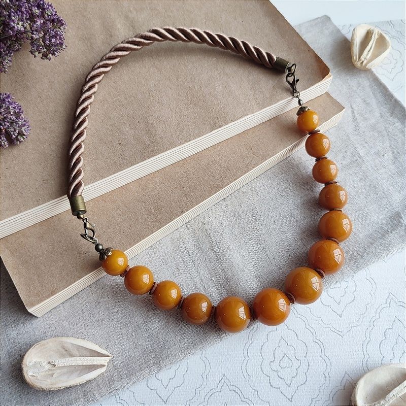 Колье 2 в 1,  Янт. Пресс