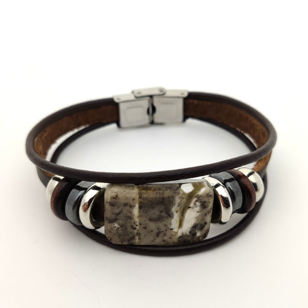 Браслет на кож.  ремешке