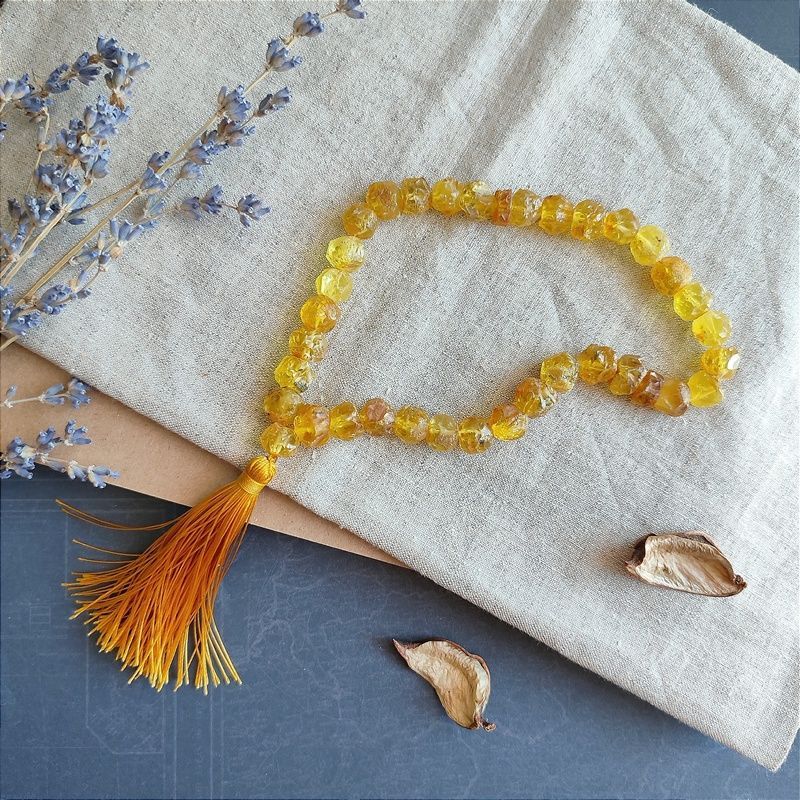 Четки мусульманские янтарь