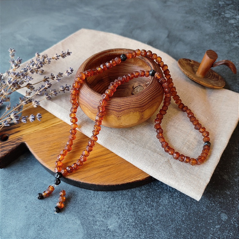 Четки буддийские, янтарь 8106100191 (1)