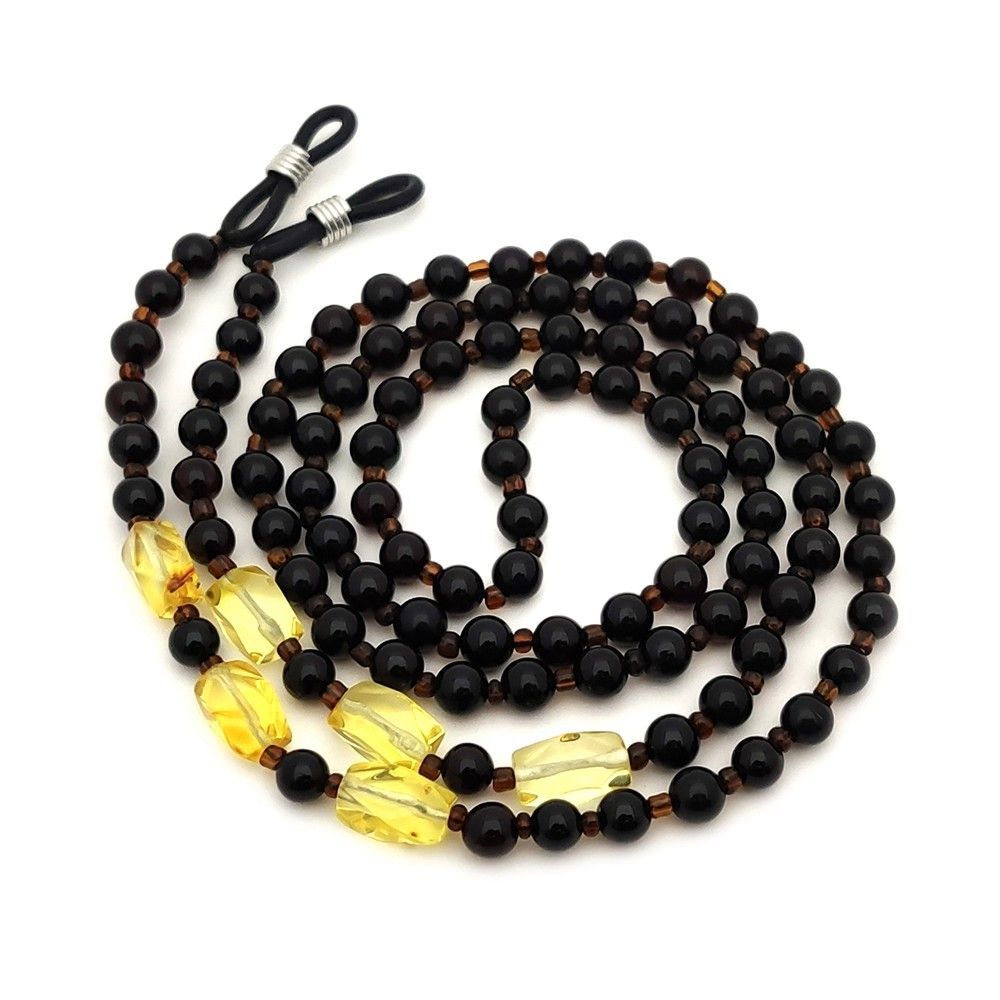 2,Шнурок для очков, янтарь