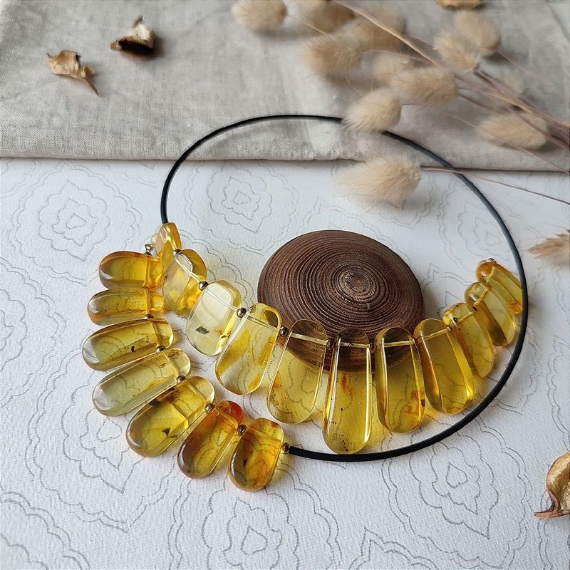 Колье Янтарь