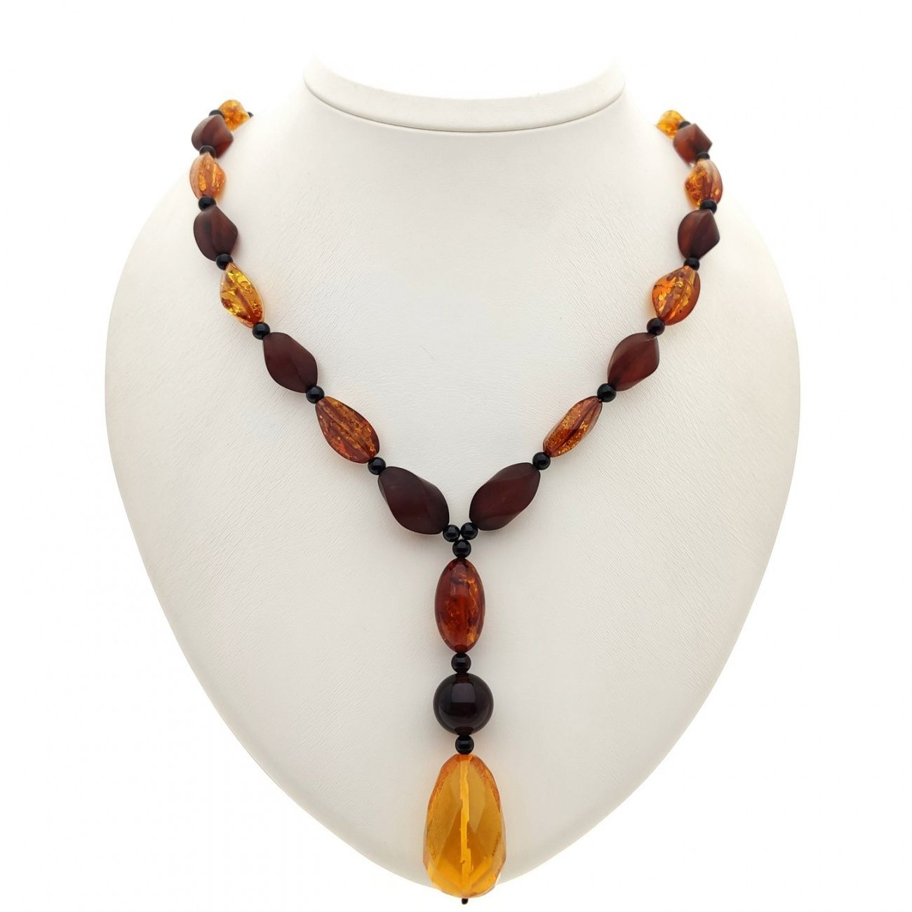 Бусы "Микс" из янтаря