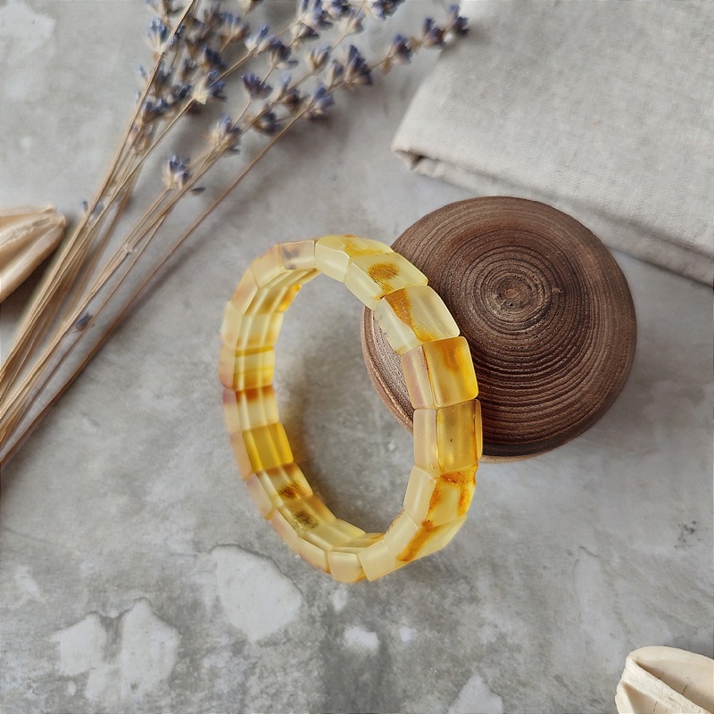 Браслет Муж. янтарь 3401119487 (2)