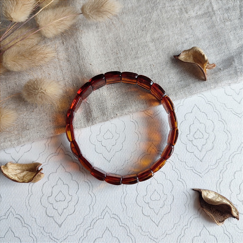 Браслет пластина янтарь 3101109515 (2)