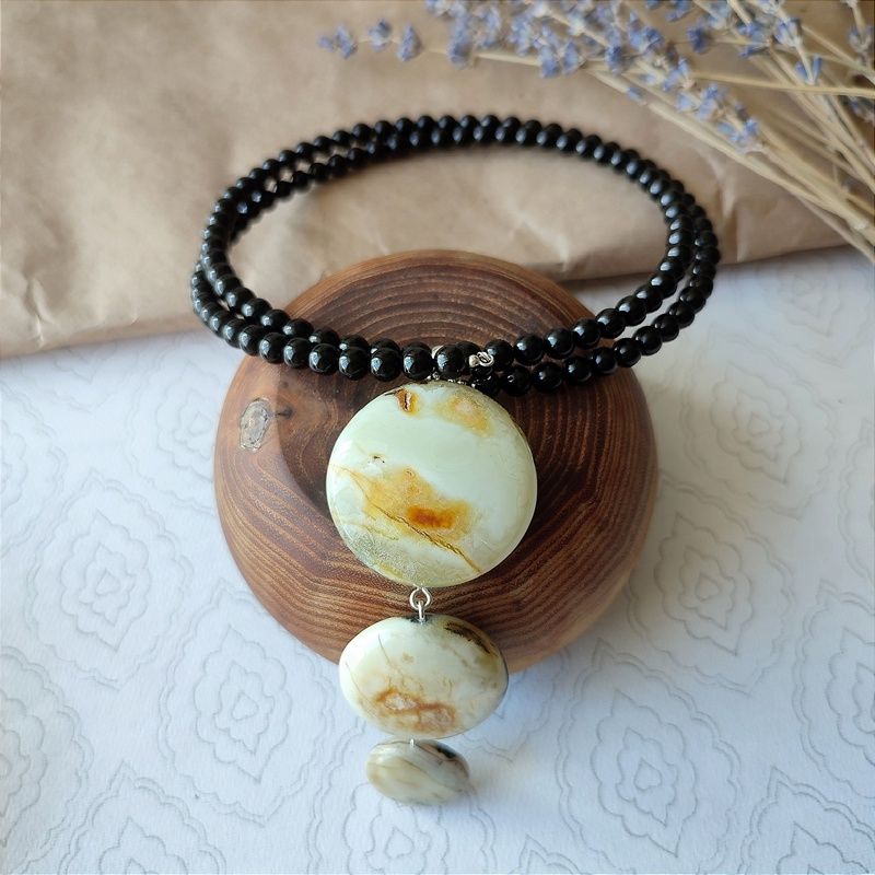 Колье "Италия" Янтарь