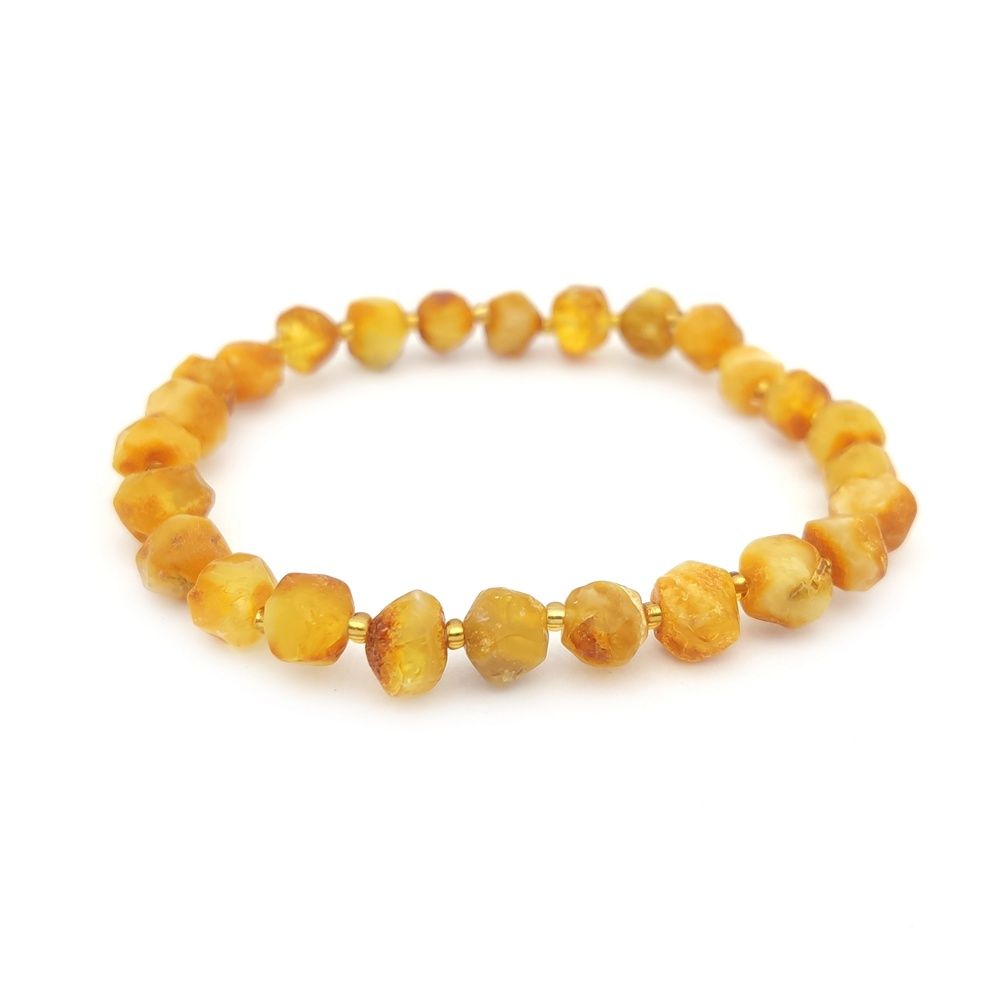 Браслет "Кусанка" янтарь