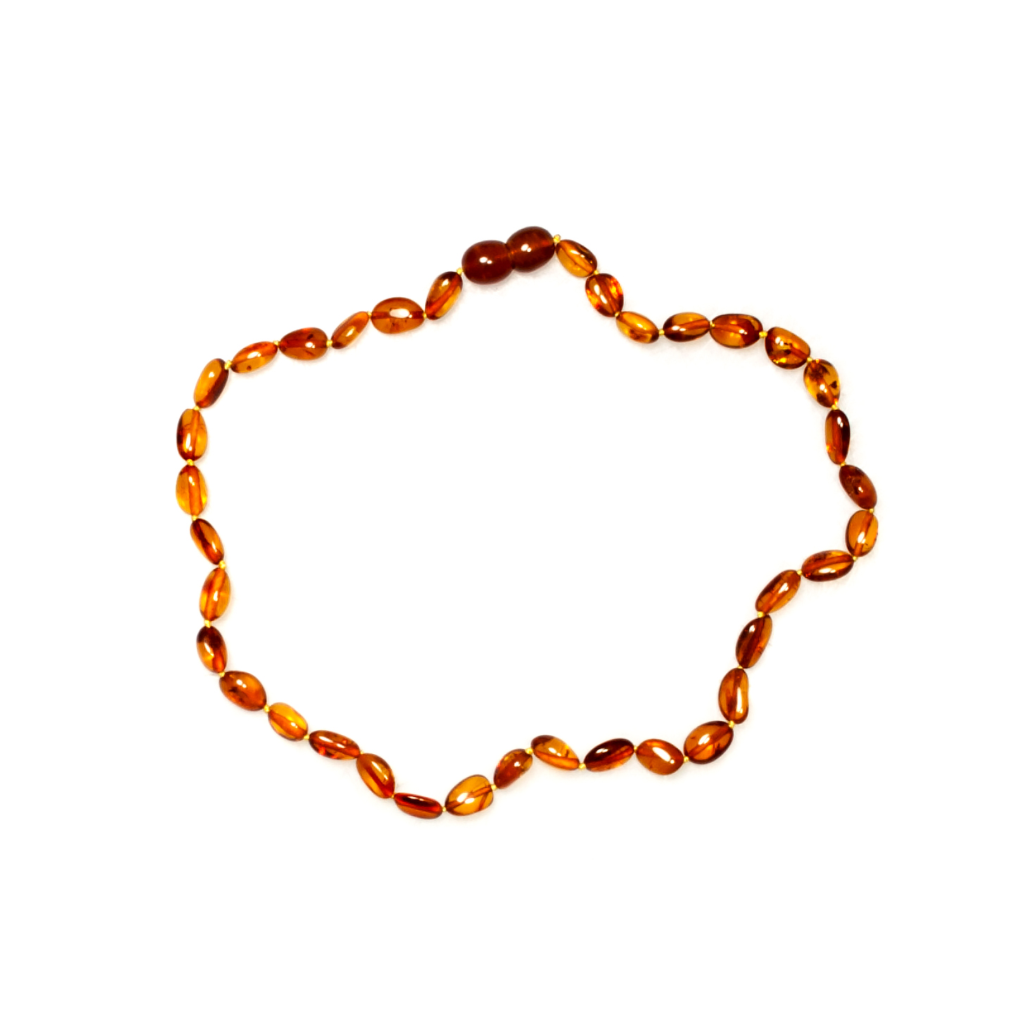 Бусы детские из янтаря