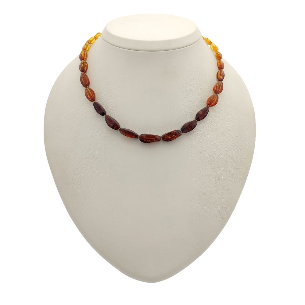 Бусы "Аленка" из янтаря