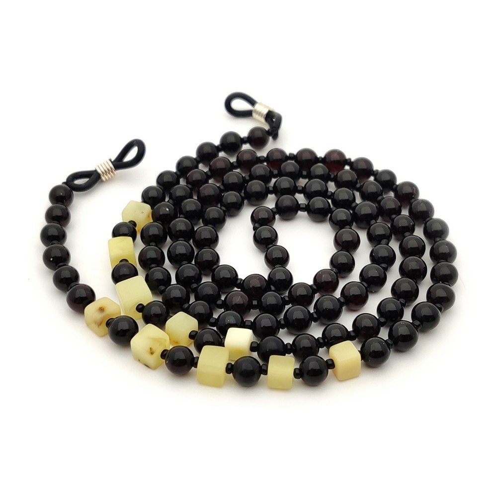 Шнурок для очков, янтарь