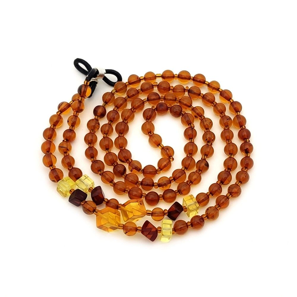 2,Шнурок для очков, янтарь