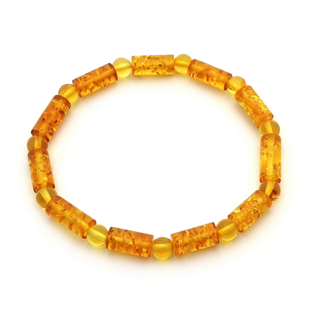 Браслет "Бочата" янтарь