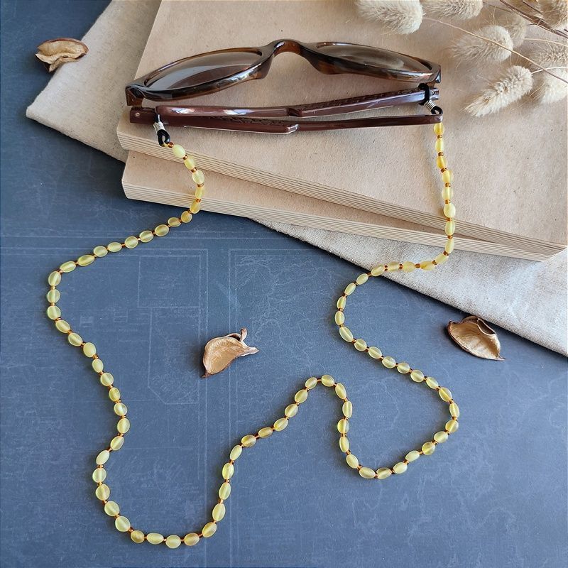 1,Шнурок для очков, янтарь