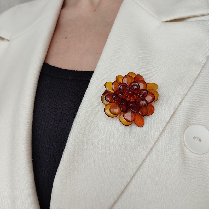 Брошь-зажим 