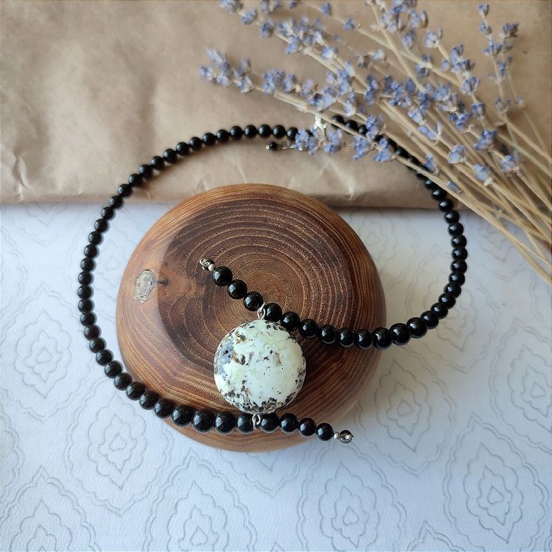 Колье "Италия" Янтарь