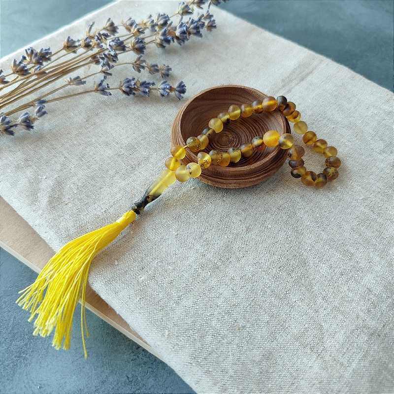 Четки мусульманские янтарь