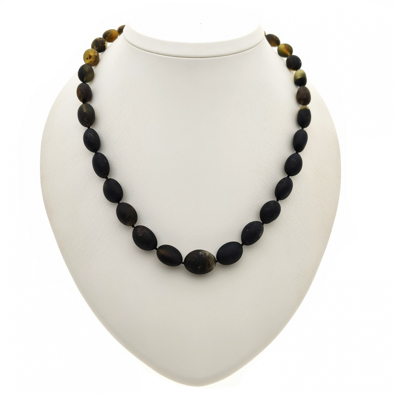 Бусы "Слива" из янтаря